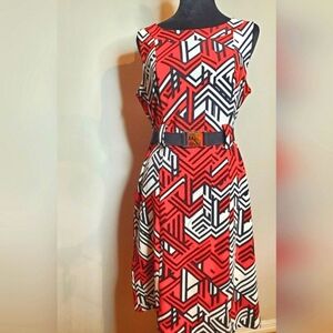 NWT ILE New York pattern dress size 10 stretchy